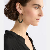 Elk - Vrid Hoop Earring Dark Olive, Earrings, Elk - Say It Sister