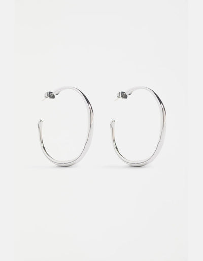 Elk - Niska Hoop Earring Silver, Earrings, Elk - Say It Sister