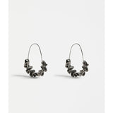 Elk - Andel Hoop Earring Gunmetal, Earrings, Elk - Say It Sister
