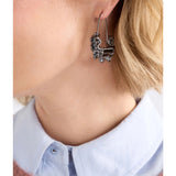 Elk - Andel Hoop Earring Gunmetal, Earrings, Elk - Say It Sister