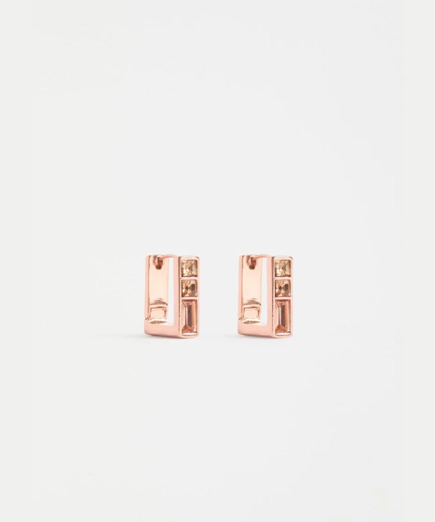 Elk - Jilsa Small Hoop Earring - Rose Gold, Earrings, Elk - Say It Sister