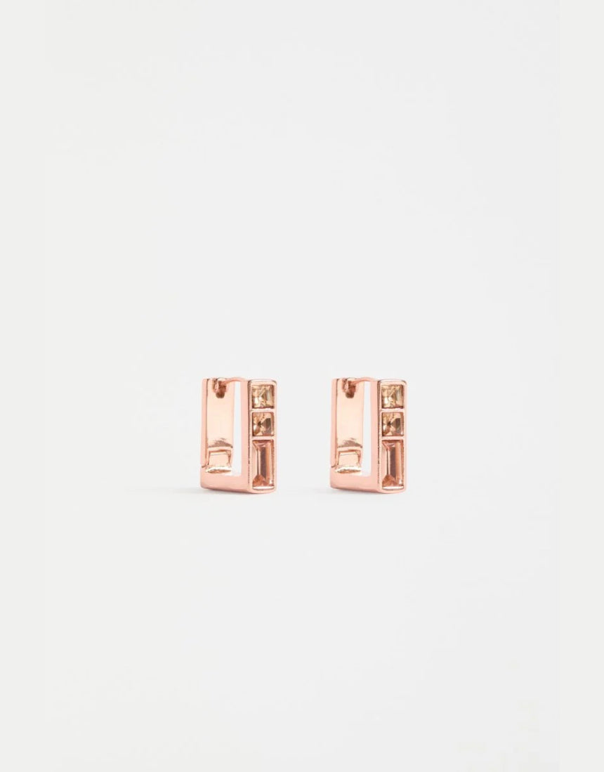 Elk - Jilsa Small Hoop Earring - Rose Gold, Earrings, Elk - Say It Sister