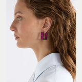 Elk - Jilsa Small Hoop Earring - Fuchsia, Earrings, Elk - Say It Sister