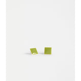 ELK The Label Silenn small stud earring in celery color, minimalist jewelry with a subtle, elegant design.