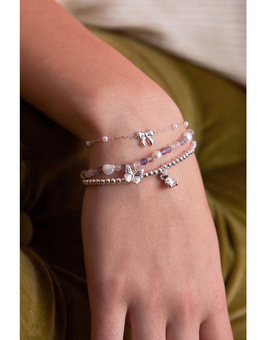 Estella Bartlett - Beaded Teddy Bear Charm Bracelet, bracelet, Estella Bartlett - Say It Sister
