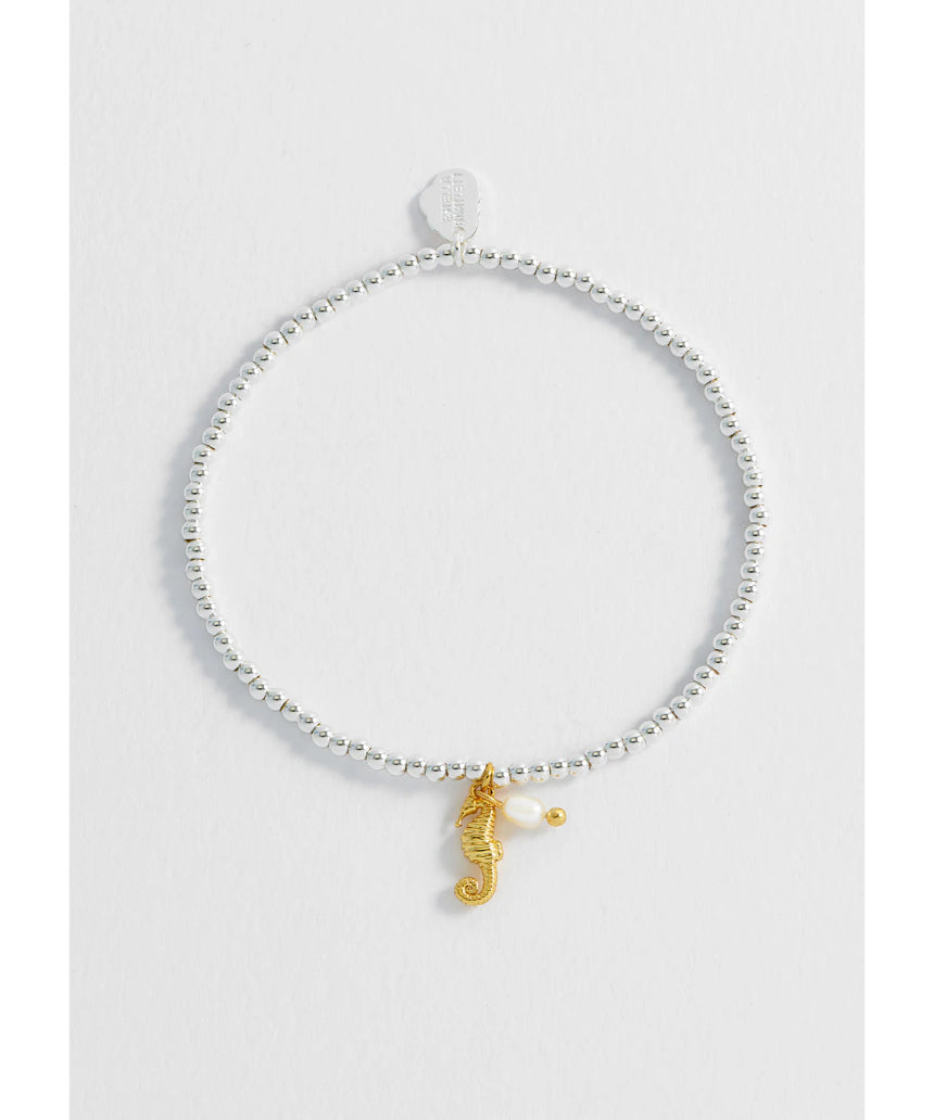 Estella Bartlett - Seahorse And Pearl Sienna Bracelet, bracelet, Estella Bartlett - Say It Sister
