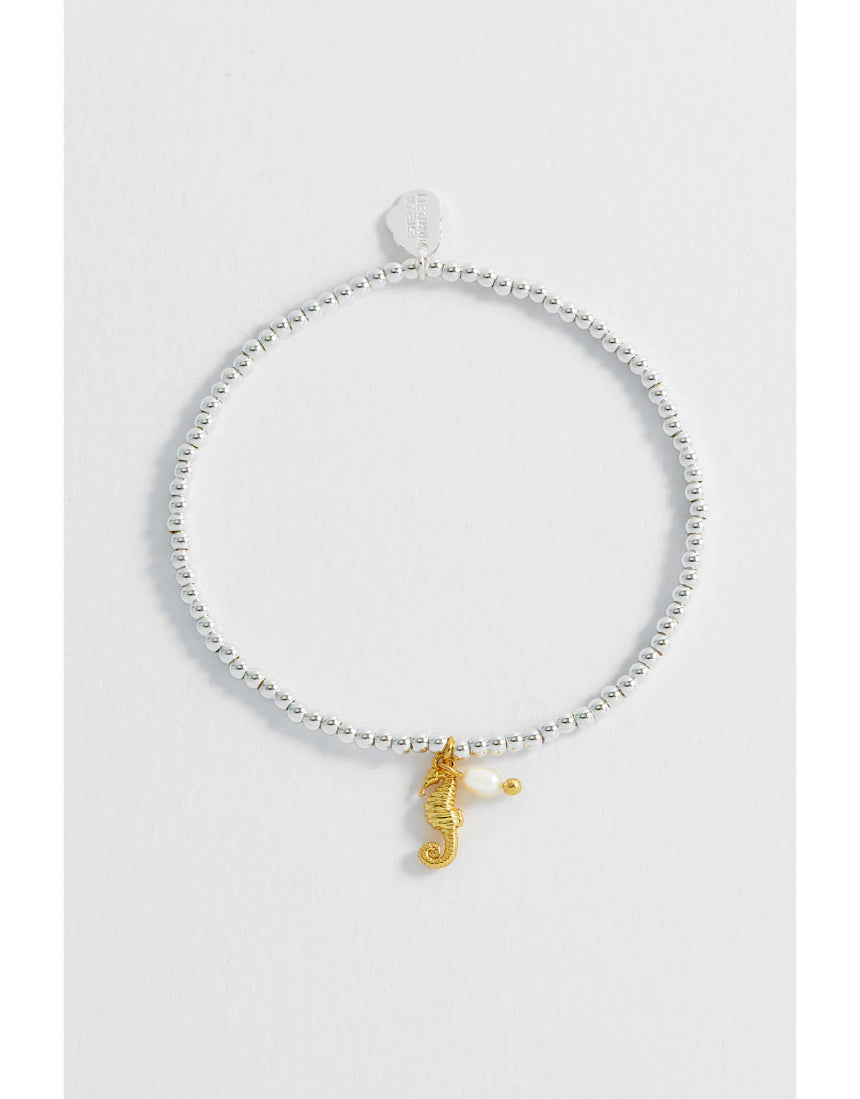 Estella Bartlett - Seahorse And Pearl Sienna Bracelet, bracelet, Estella Bartlett - Say It Sister