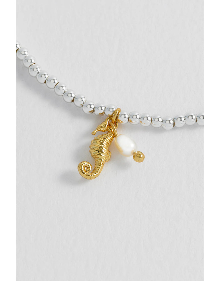 Estella Bartlett - Seahorse And Pearl Sienna Bracelet, bracelet, Estella Bartlett - Say It Sister