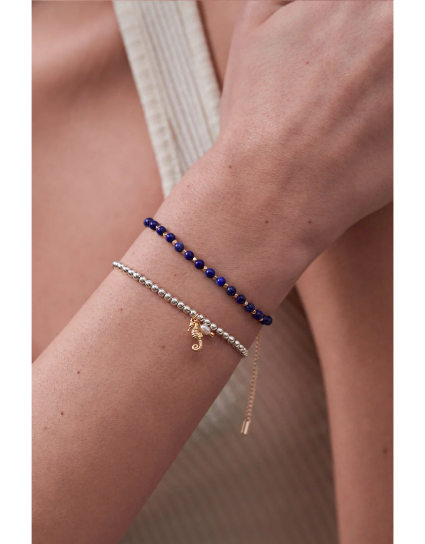 Estella Bartlett - Seahorse And Pearl Sienna Bracelet, bracelet, Estella Bartlett - Say It Sister