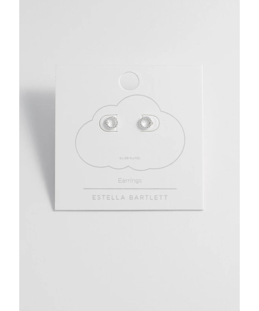 Estella Bartlett - Cz Circle Earrings, Earrings, Estella Bartlett - Say It Sister