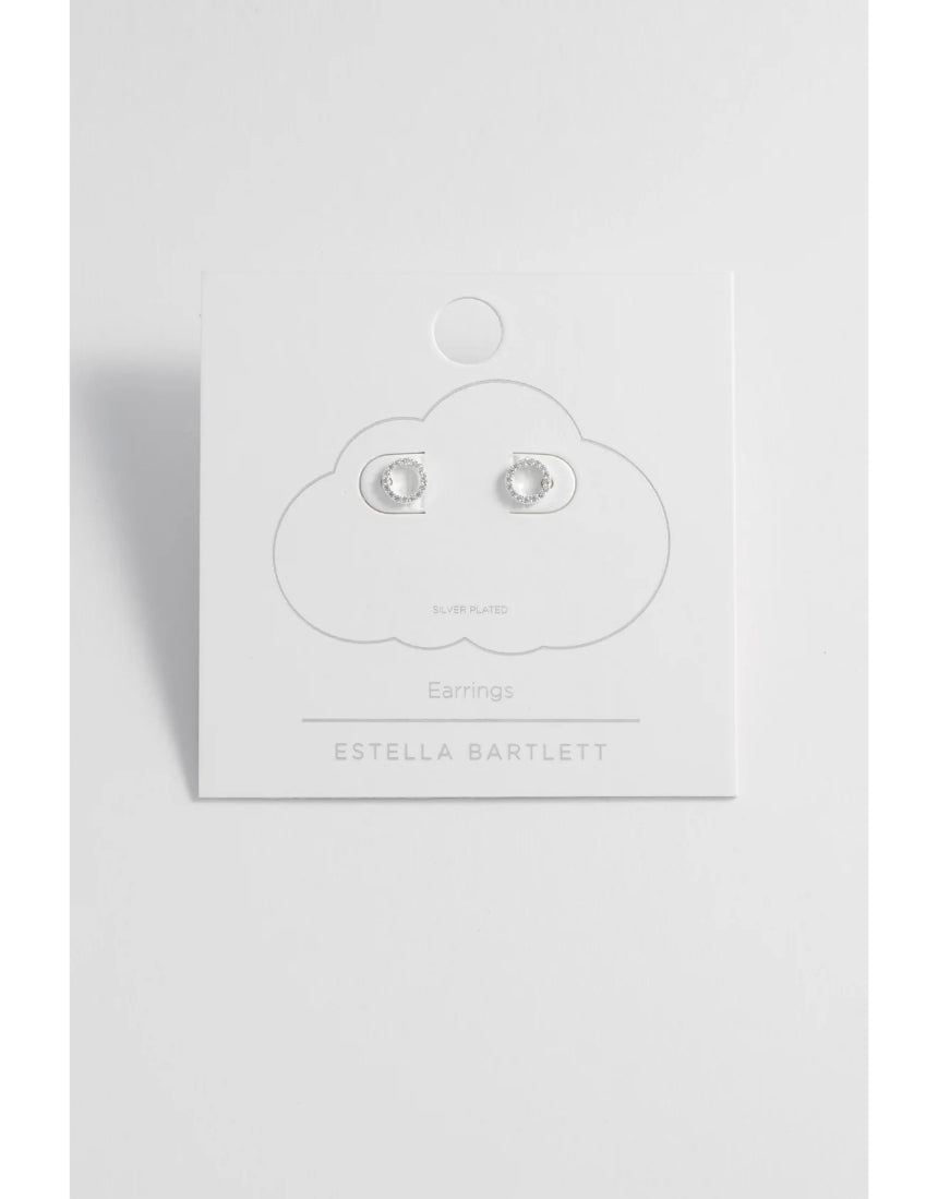 Estella Bartlett - Cz Circle Earrings, Earrings, Estella Bartlett - Say It Sister