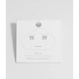 Estella Bartlett - Pearl Bow Stud Earrings Silver, Earrings, Estella Bartlett - Say It Sister