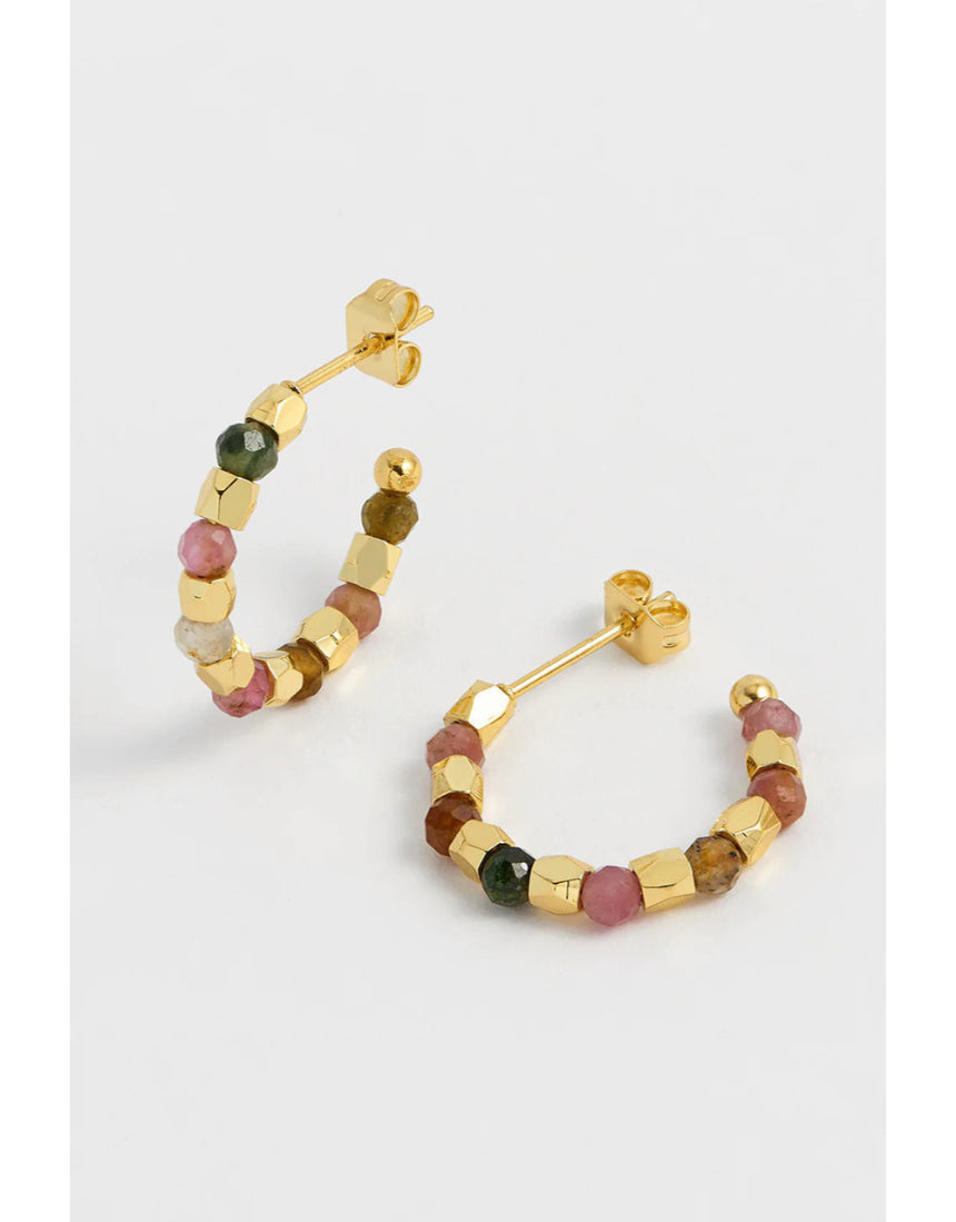 Estella Bartlett - Coco & Tourmaline Hoop Earrings, Earrings, Estella Bartlett - Say It Sister