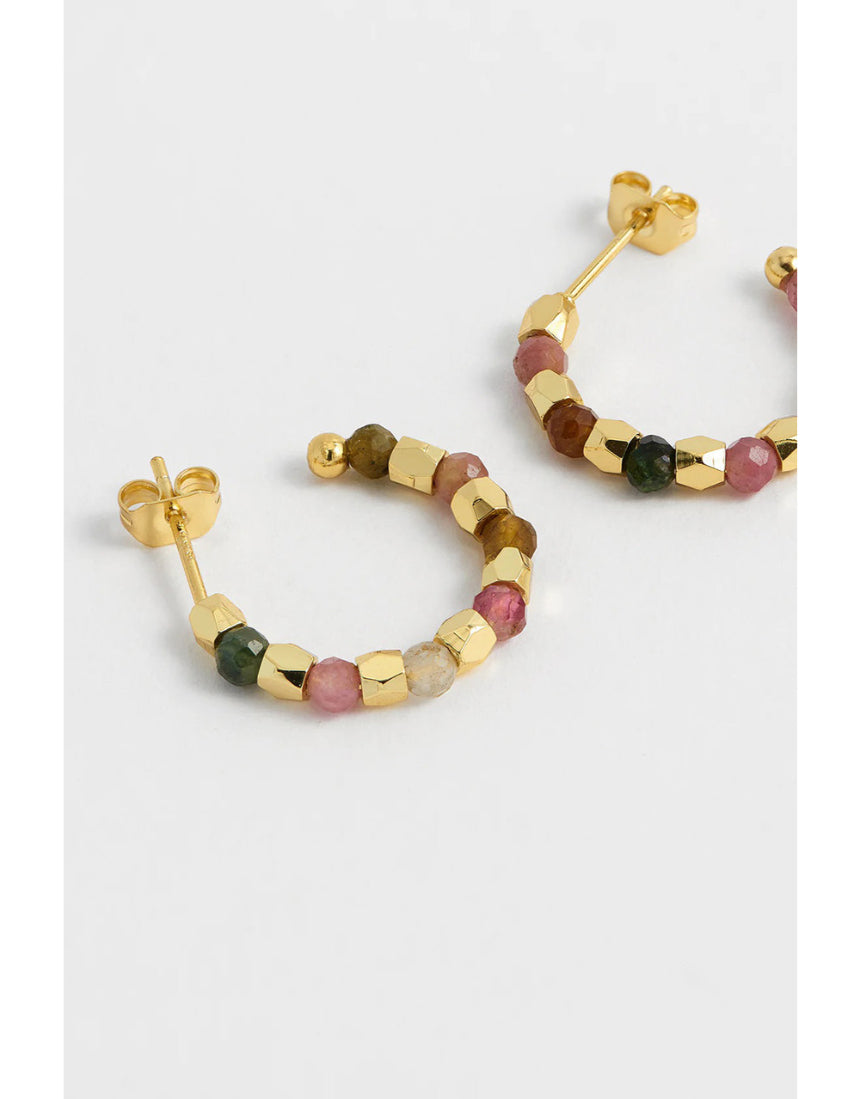 Estella Bartlett - Coco & Tourmaline Hoop Earrings, Earrings, Estella Bartlett - Say It Sister