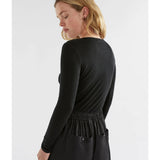 Elk - Merino Long Sleeve Top Black, Clothing, Elk - Say It Sister