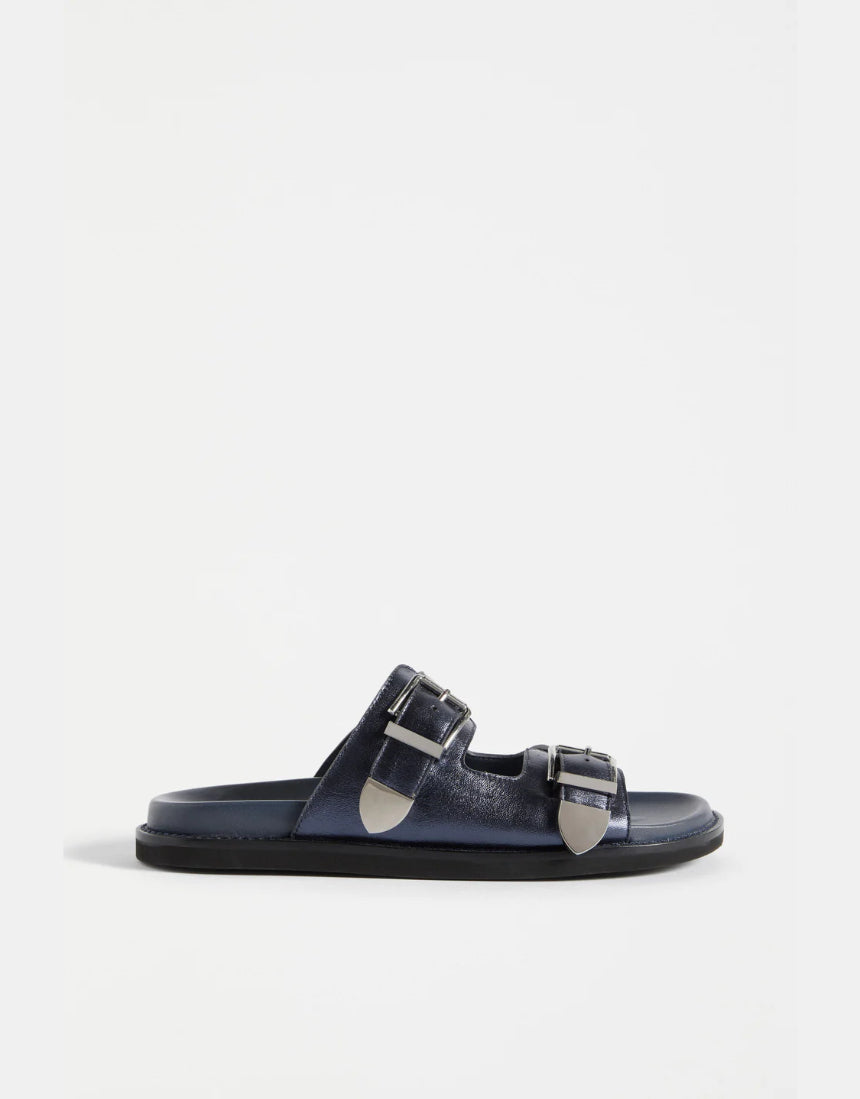 Elk - Spenne Sandal Navy, Shoes, Elk - Say It Sister