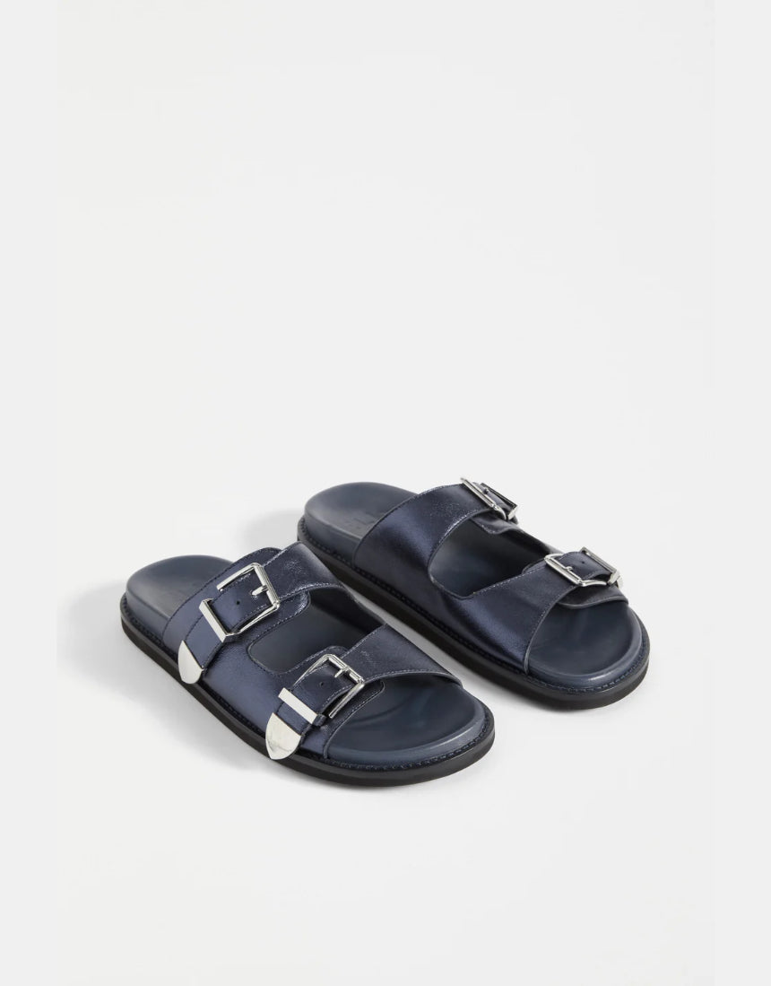 Elk - Spenne Sandal Navy, Shoes, Elk - Say It Sister
