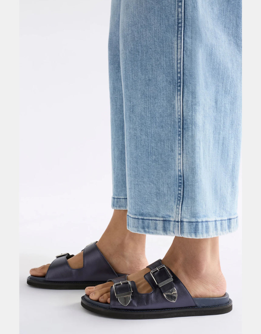 Elk - Spenne Sandal Navy, Shoes, Elk - Say It Sister