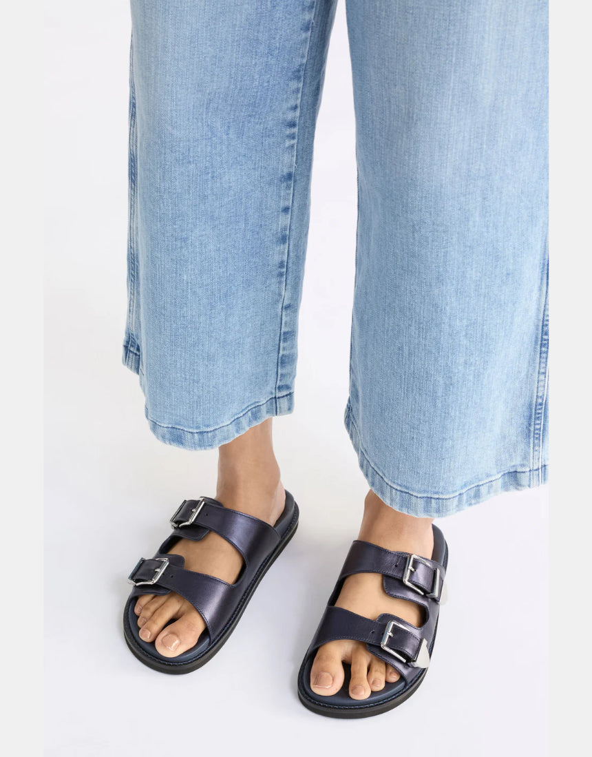 Elk - Spenne Sandal Navy, Shoes, Elk - Say It Sister