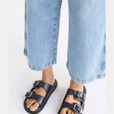 Elk - Spenne Sandal Navy, Shoes, Elk - Say It Sister