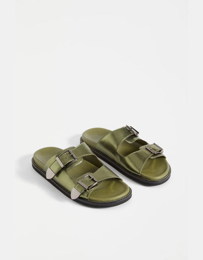 Elk - Spenne Sandal Olive, Shoes, Elk - Say It Sister
