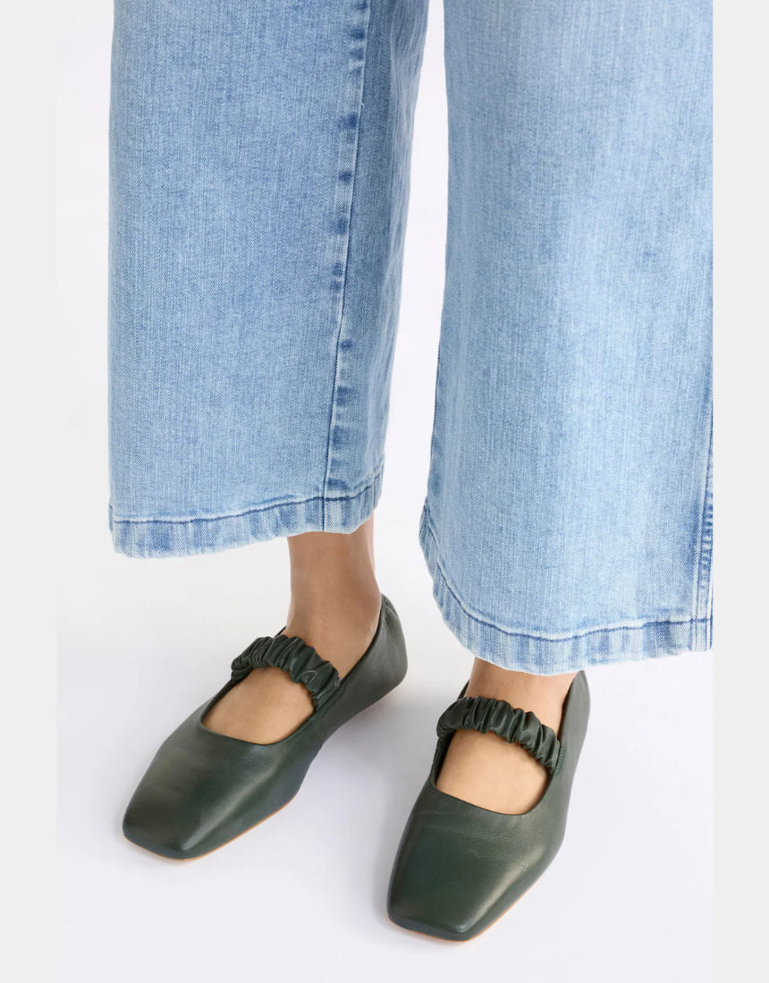 Elk - Kuren Flat Shoes Dark Jasper, Shoes, Elk - Say It Sister