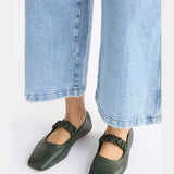 Elk - Kuren Flat Shoes Dark Jasper, Shoes, Elk - Say It Sister