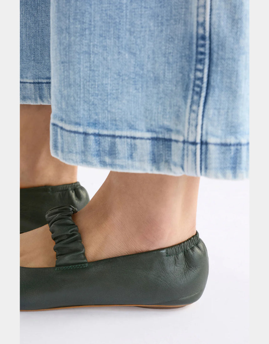 Elk - Kuren Flat Shoes Dark Jasper, Shoes, Elk - Say It Sister