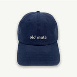Old Mate Washed Baseball Cap - Navy, , Banabae - Say It Sister