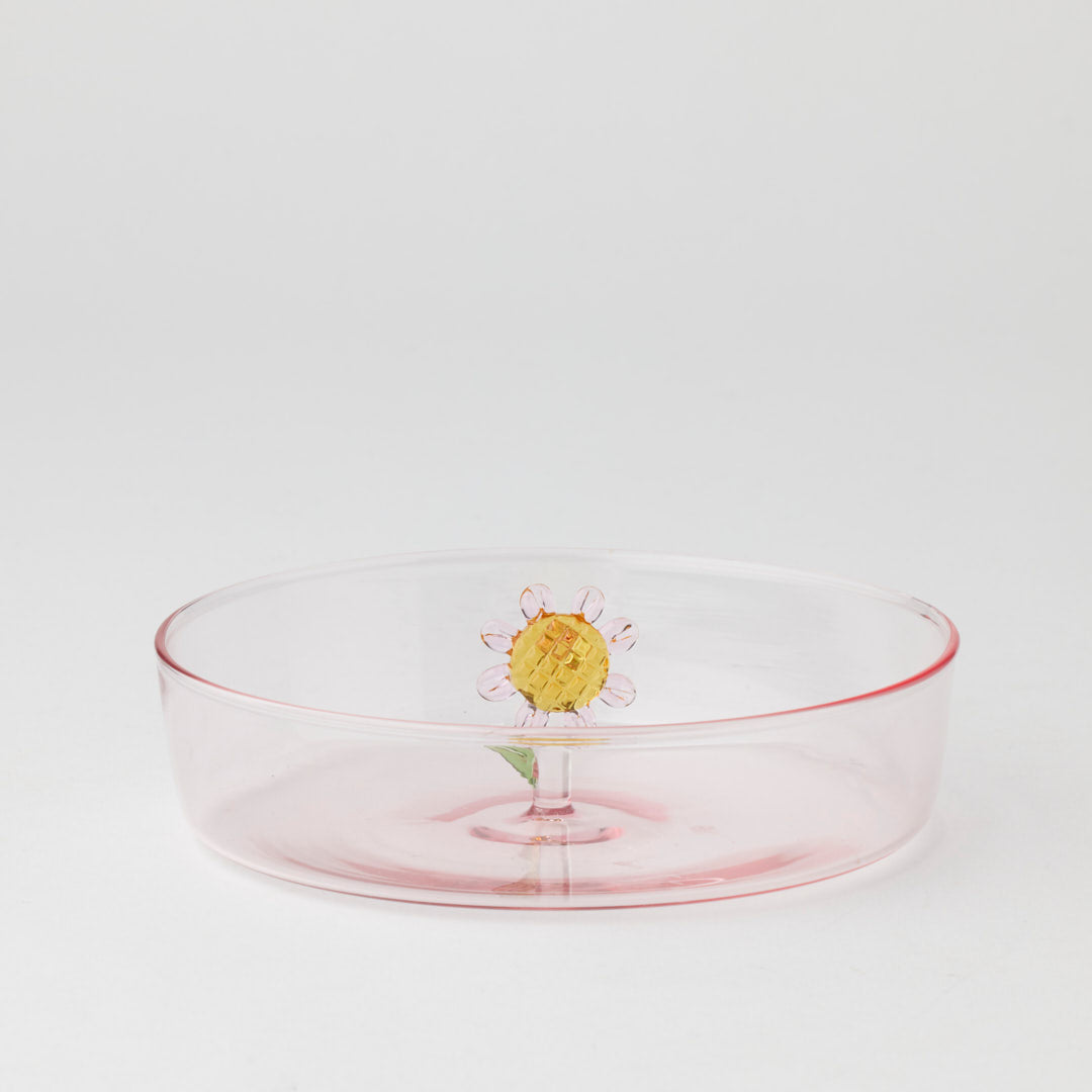 Pilbeam Living Bloomette Trinket Dish in pink