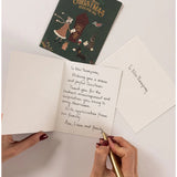 Bespoke Letterpress Christmas Village 6-pack greeting card box set featuring festive holiday village illustrations.