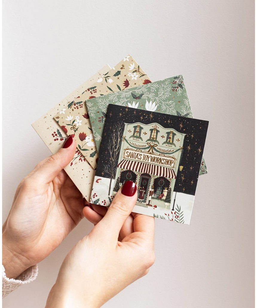Bespoke Letterpress - The Christmas Village 12pk Square Card Boxset, Greeting & Note Cards, Bespoke Letterpress - Say It Sister