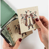 Bespoke Letterpress Christmas Village 12-pack square greeting card box set featuring festive holiday village designs.
