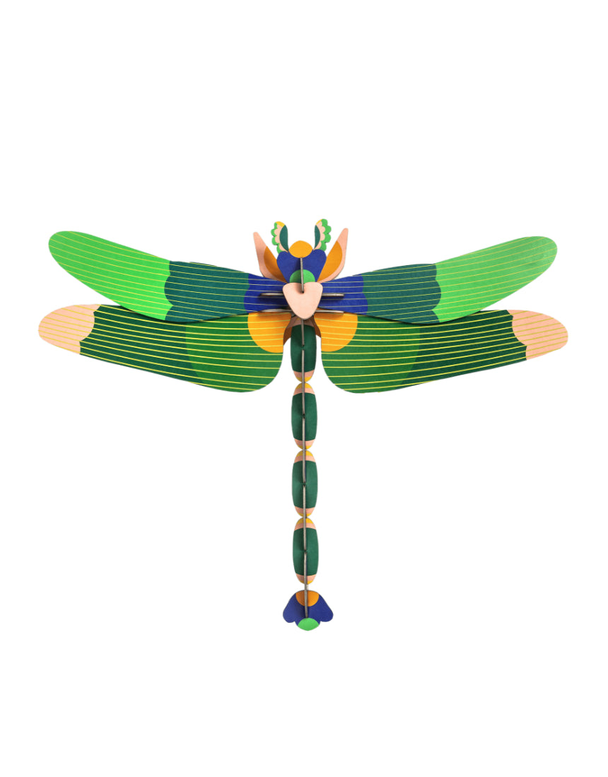 Wall Art Green Dragonfly (A4), Wall Decor, Studio Roof - Say It Sister