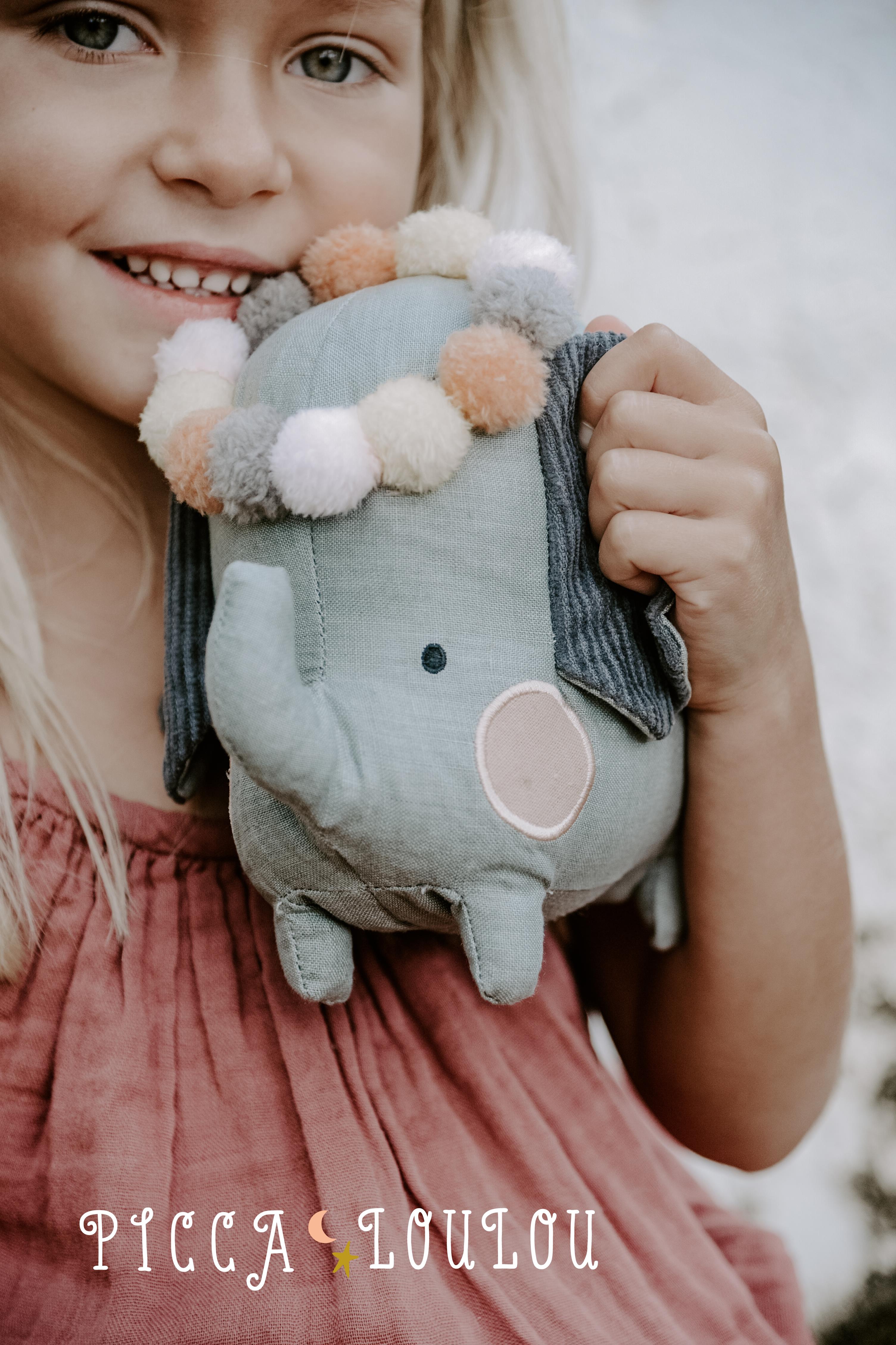 Elephant in Gift Box, Soft Toy, Picca Loulou - Say It Sister
