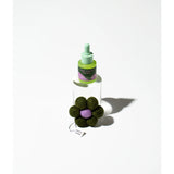 Grace & James Yuzu, Lime & Coconut felt air freshener with green and yellow felt layers, fresh citrus scent, hanging decorative accessory