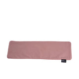 Salus lavender and barley heat pillow with blush cover, soft fabric for relaxing bath and body use.