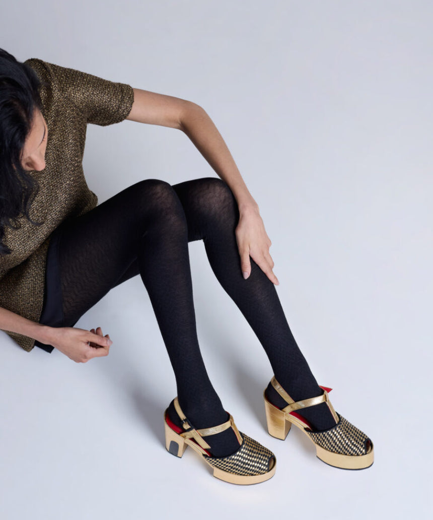 Tightology - Herringbone Merino Wool Tights, , Tightology - Say It Sister