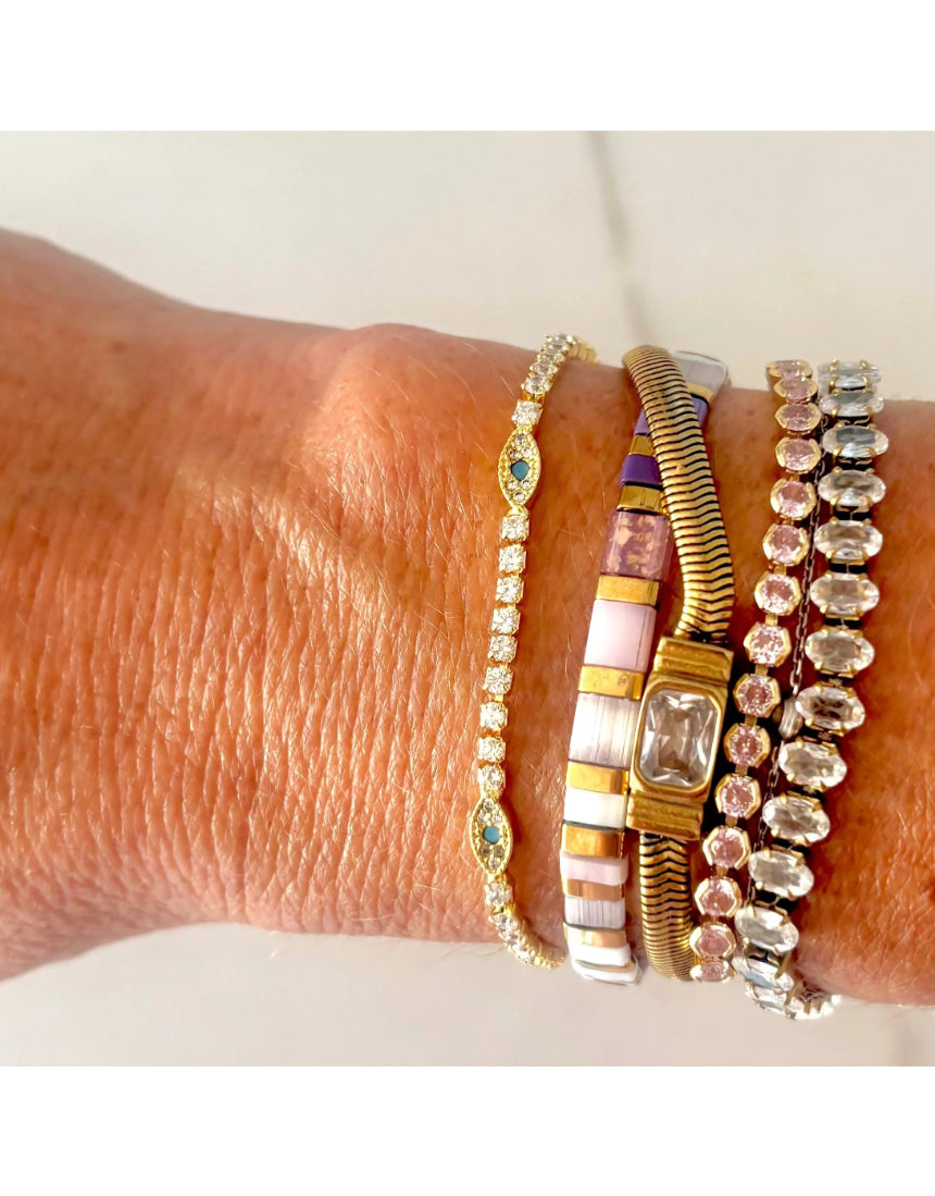 Sia Tennis Bracelet, , Salty Safari - Say It Sister