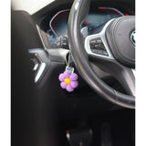 Grace & James Tigerlily & Jasmine felt air freshener with floral design and elegant scent depiction in a close-up image.
