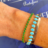 Mila Tennis Bracelet, , Salty Safari - Say It Sister
