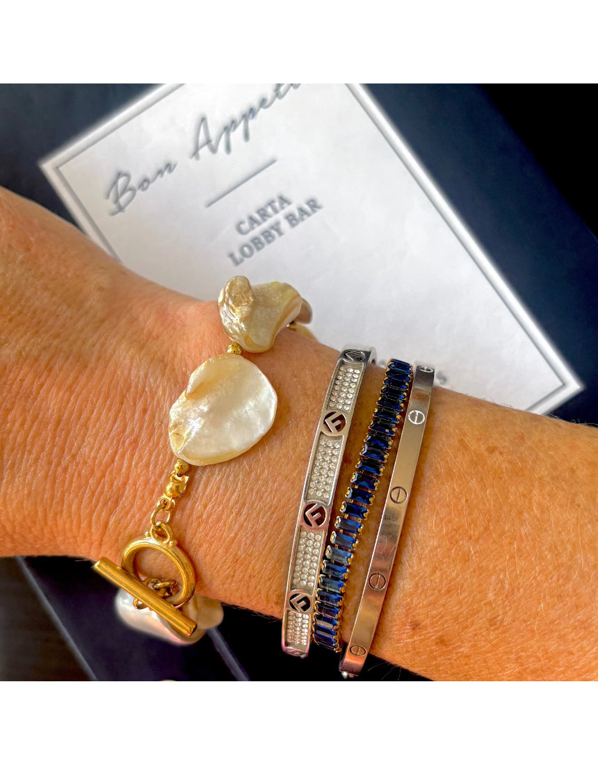 Kristy Tennis Bracelet, , Salty Safari - Say It Sister