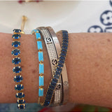 Kristy Tennis Bracelet, , Salty Safari - Say It Sister