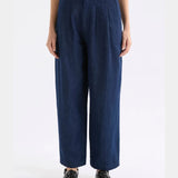 Dark blue Elk Decla Jean, stylish denim clothing with a classic fit, displayed on a neutral background.