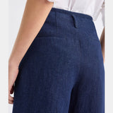 Dark blue Elk Decla Jean denim pants with classic fit and stitching, displayed on a white background.