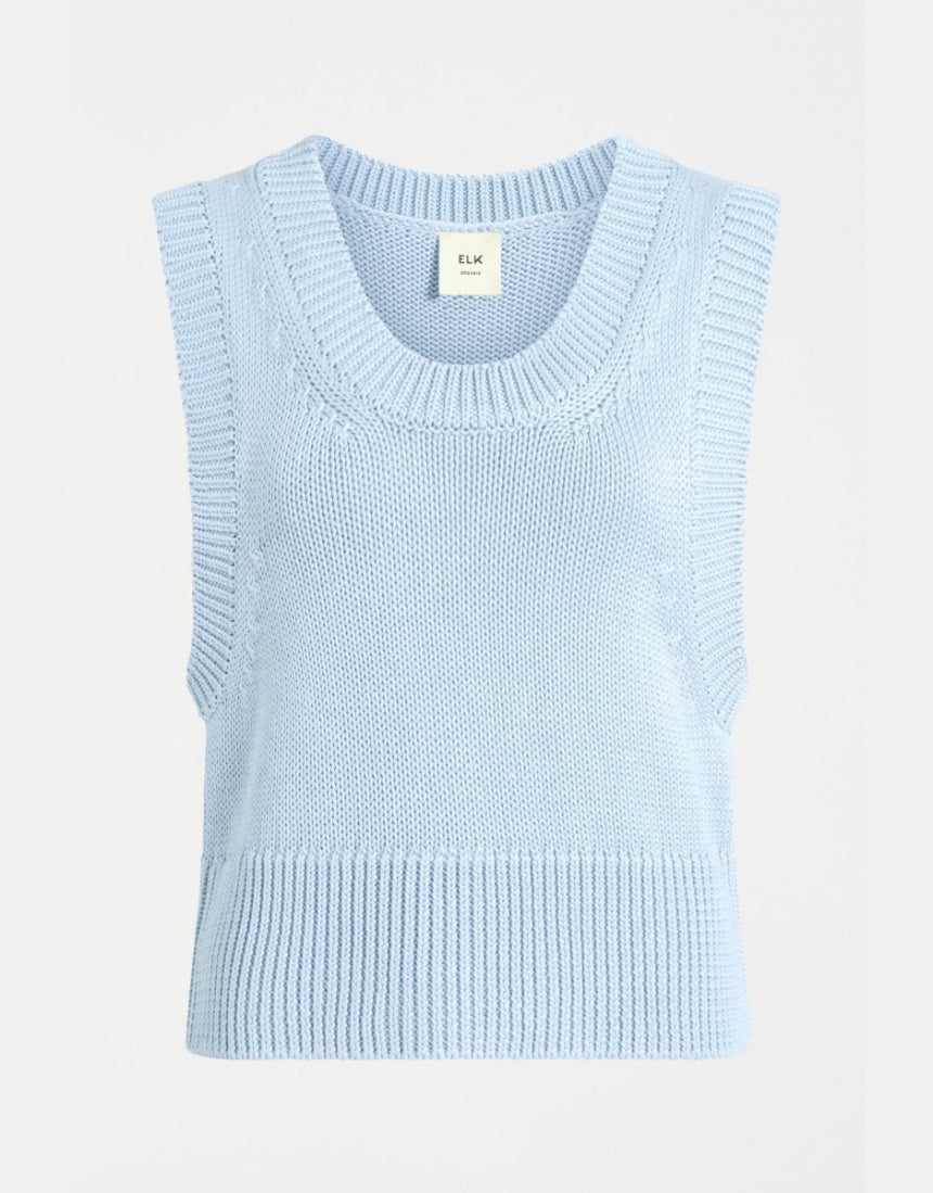 Elk - Mikkel Vest Pearl Blue, Clothing, Elk - Say It Sister