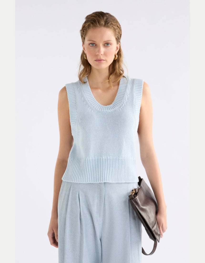 Elk - Mikkel Vest Pearl Blue, Clothing, Elk - Say It Sister