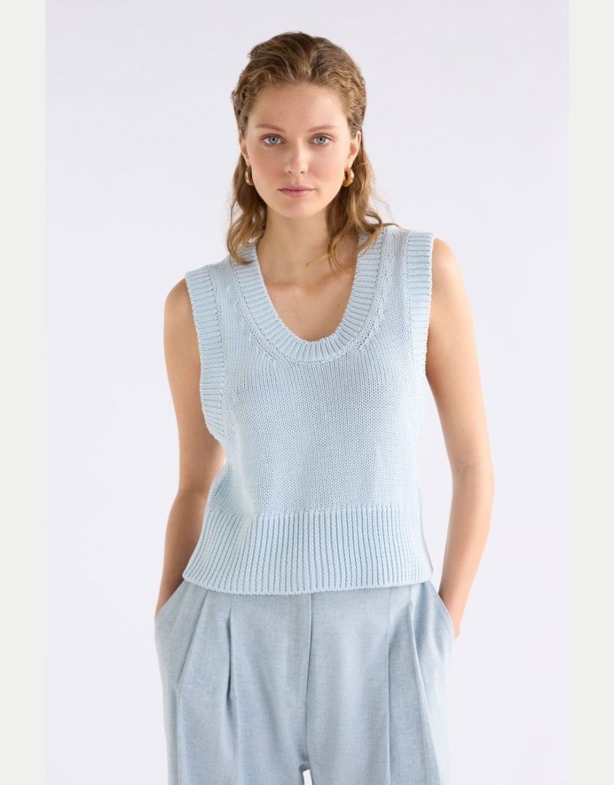 Elk - Mikkel Vest Pearl Blue, Clothing, Elk - Say It Sister