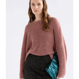 Elk - Agna Pattern Sweater Rosewood, Clothing, Elk - Say It Sister
