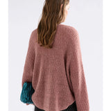 Elk - Agna Pattern Sweater Rosewood, Clothing, Elk - Say It Sister